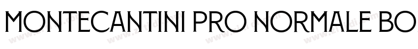 Montecantini Pro Normale Bold字体转换